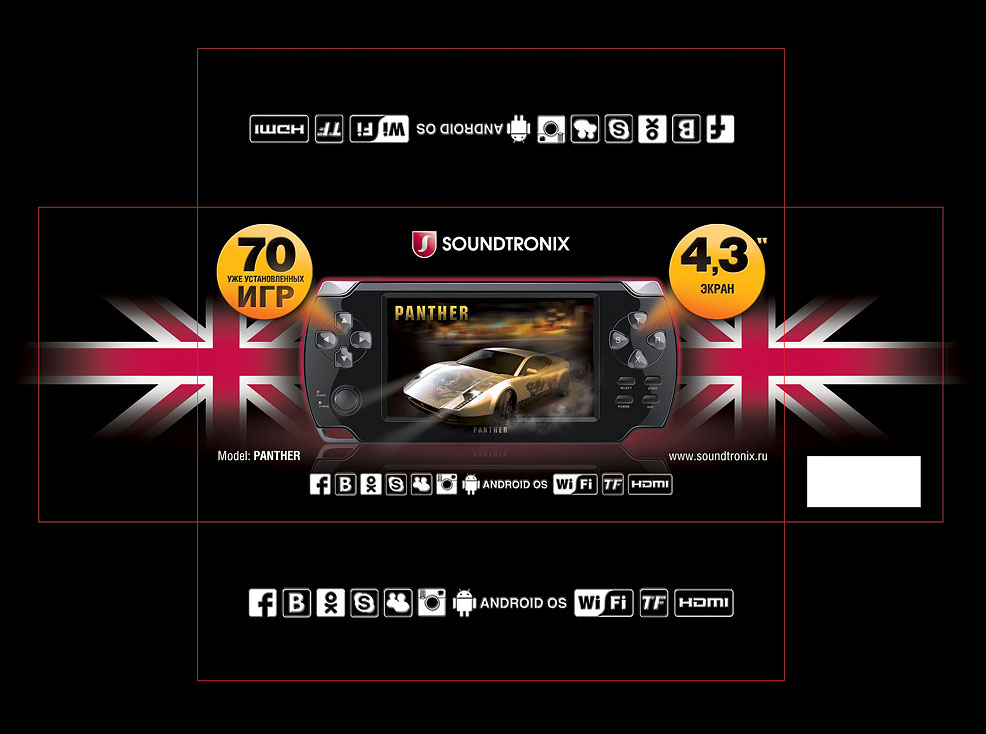 Упаковка консоли Soundtronix