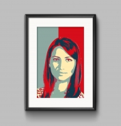 poster style Obama hope