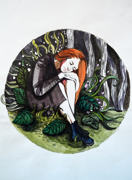 SLEEPY REDHEAD