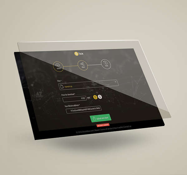 Верстка для загрузчика bitcoin