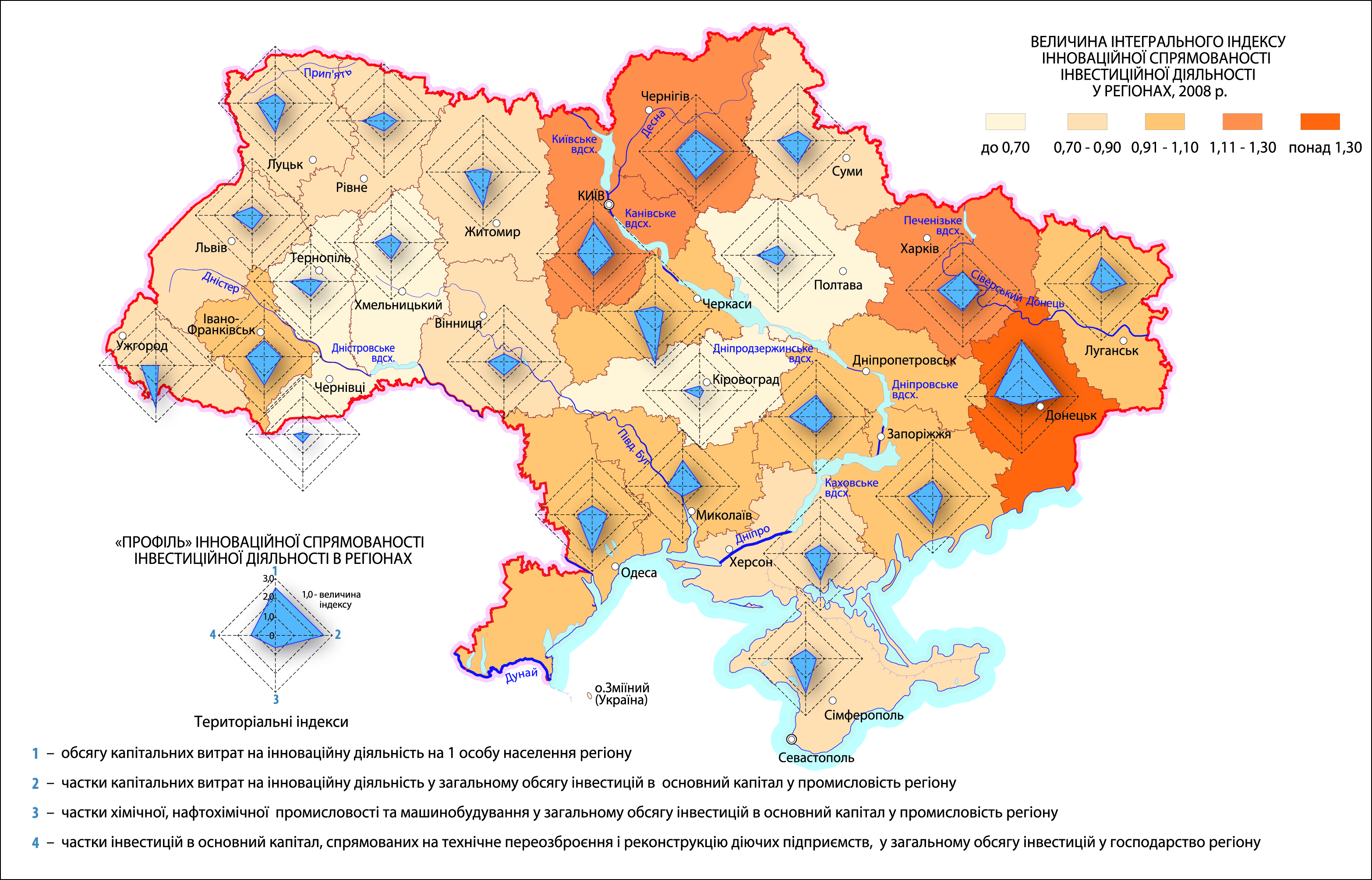 Карта Украины