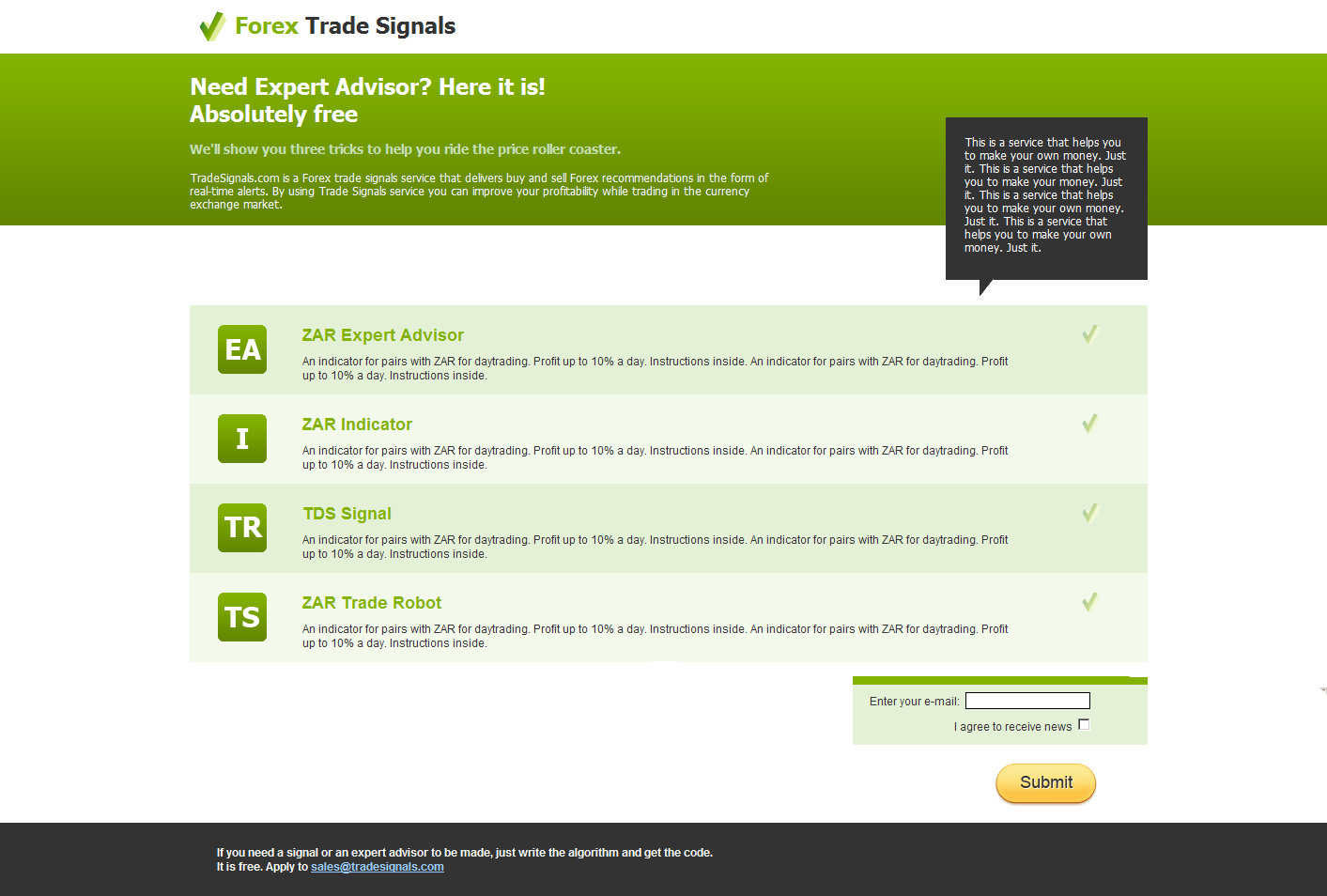 Forex Trade Signals