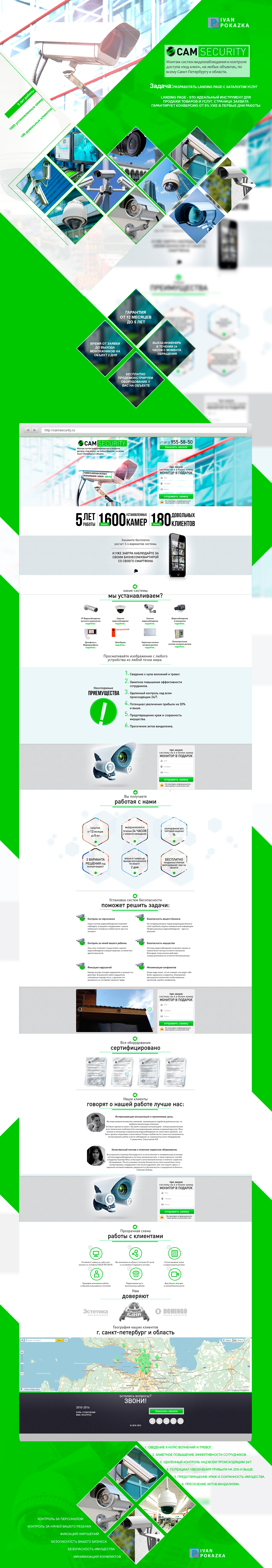 CAM SECURITY - landing page