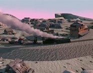 Fragment of the 3D animation film Dangerous Express.