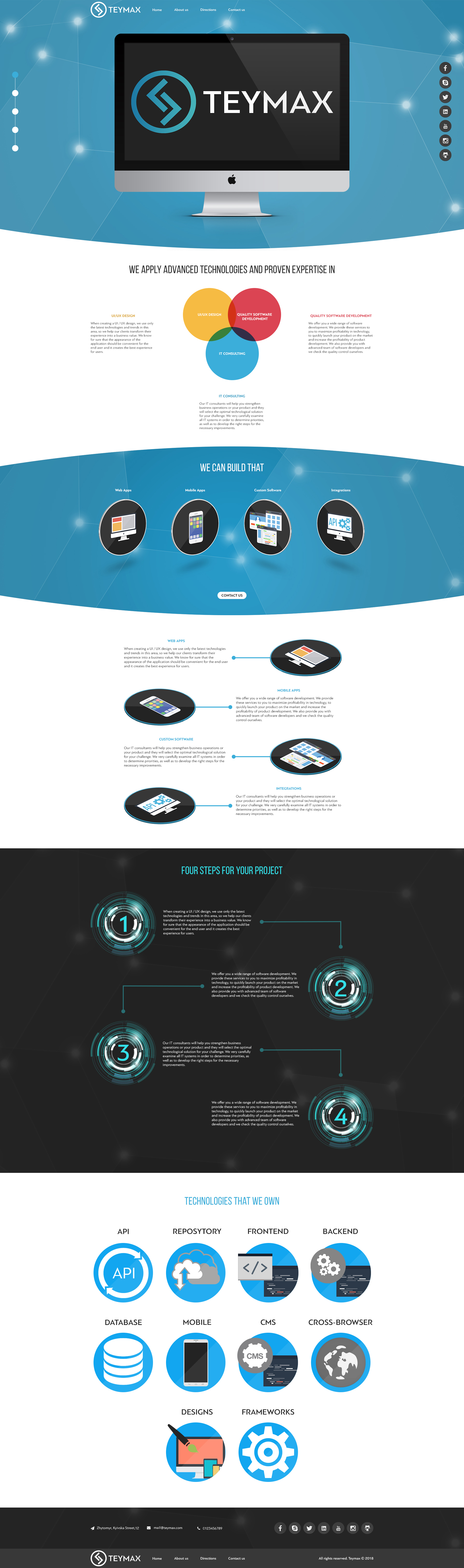 Web studio template