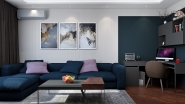 Визуализация гостинной