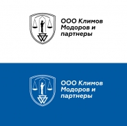 Логотип для юридической компании ООО Климов, Модоров и партнеры, он же ООО КМП.  
