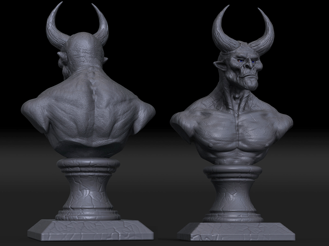 Demon bust