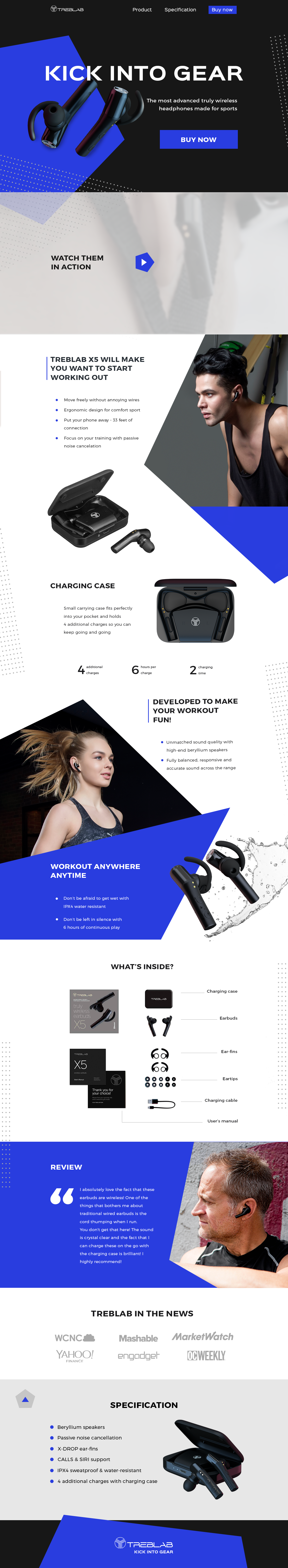 Landing page