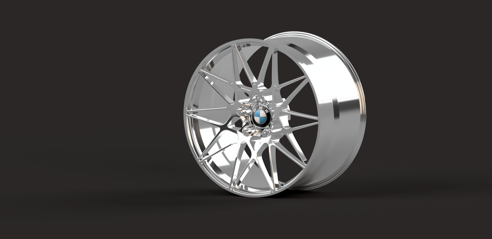3D модель колёсного диска BMW
