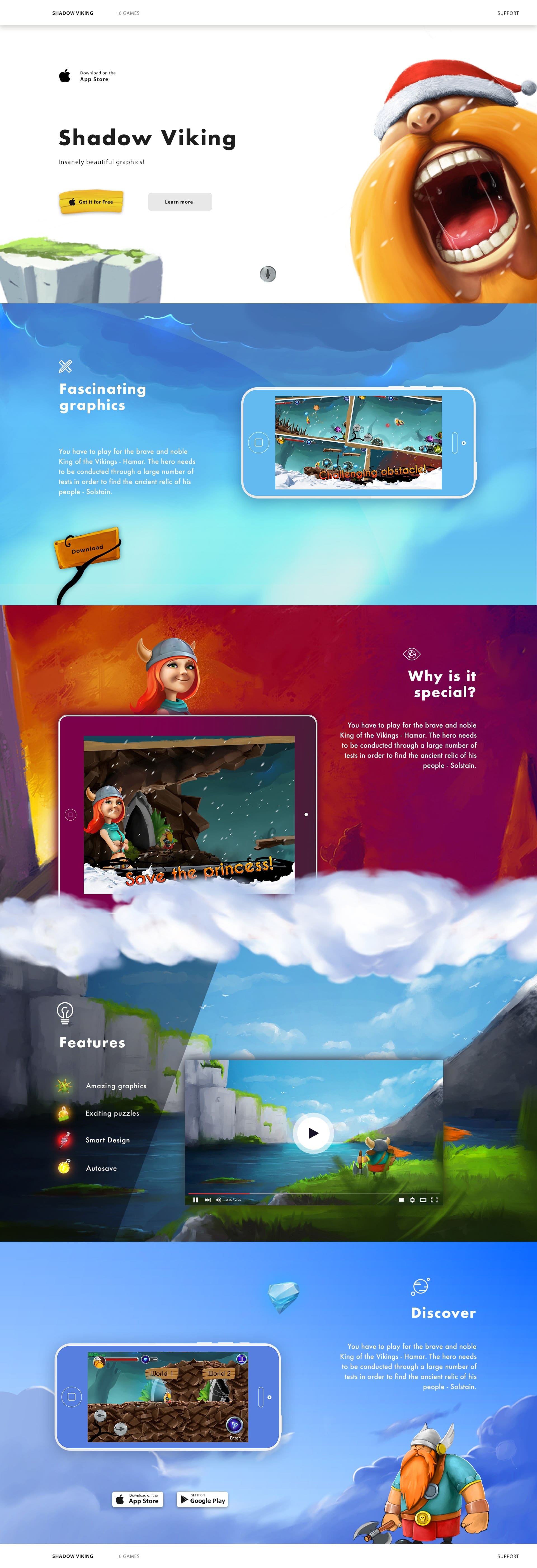 Landing page