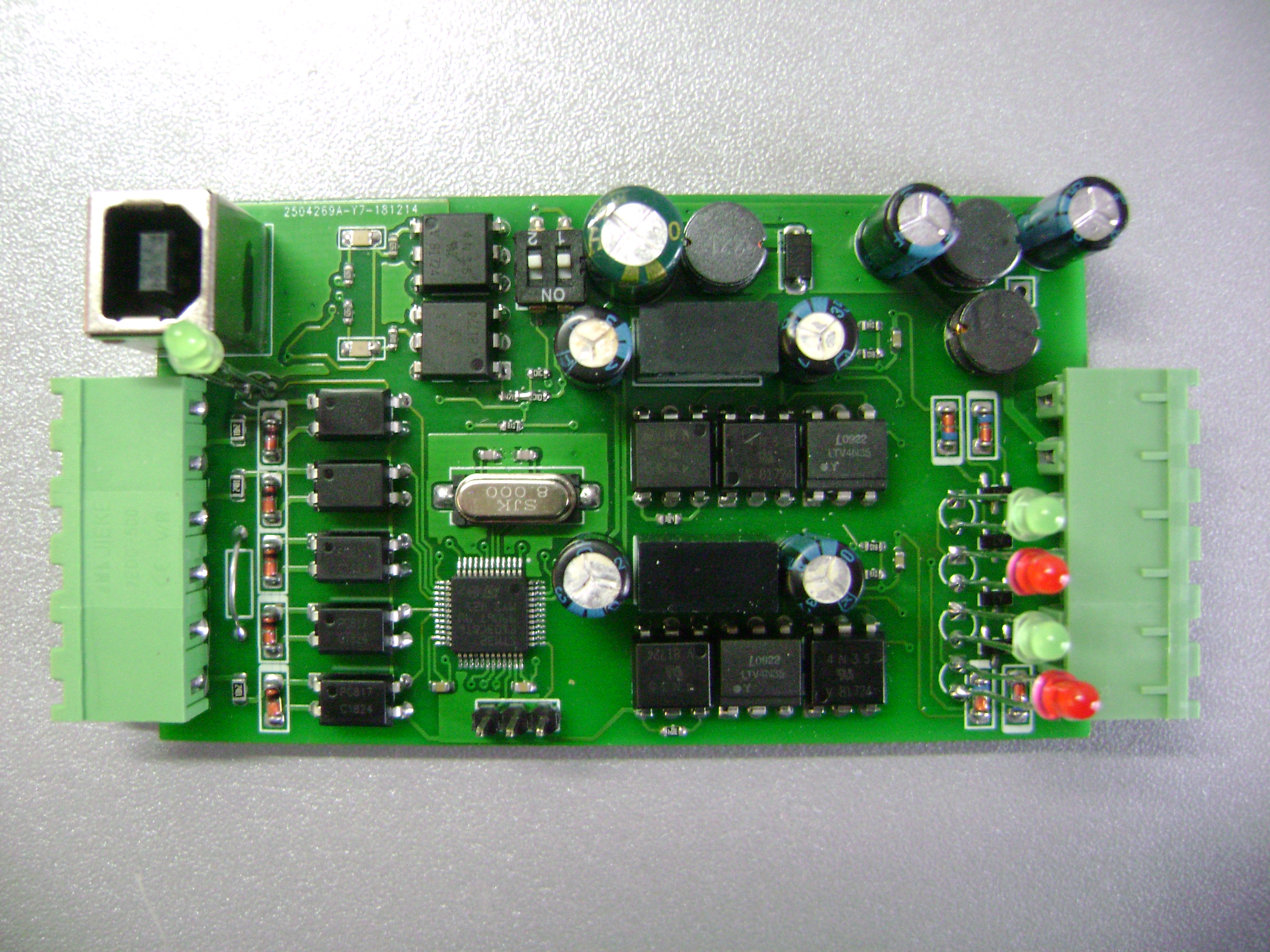 ПЛК сбора данных и передаче по RS-485