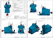 Чертеж котла парового Е-1-9