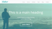Адаптивный лендинг с подключением Bootstrap