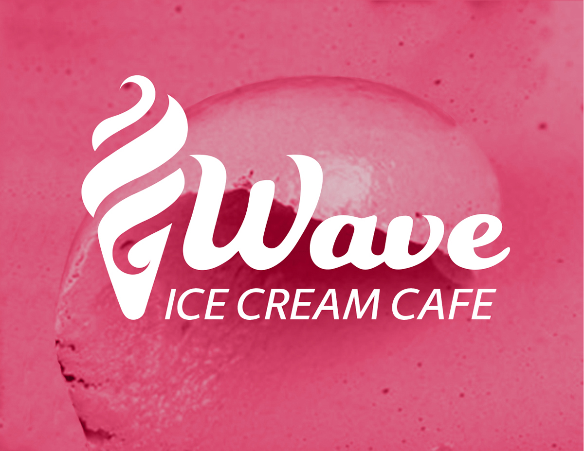 Logo Design for "Wave" (Icecream Cafe)