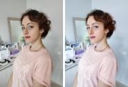 Ретушь фото /  замазка кругов под глазами / цветокоррекция