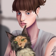 Портрет с котом