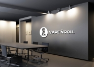 Лого и фирменный стиль для "VAPE'N'ROLL"