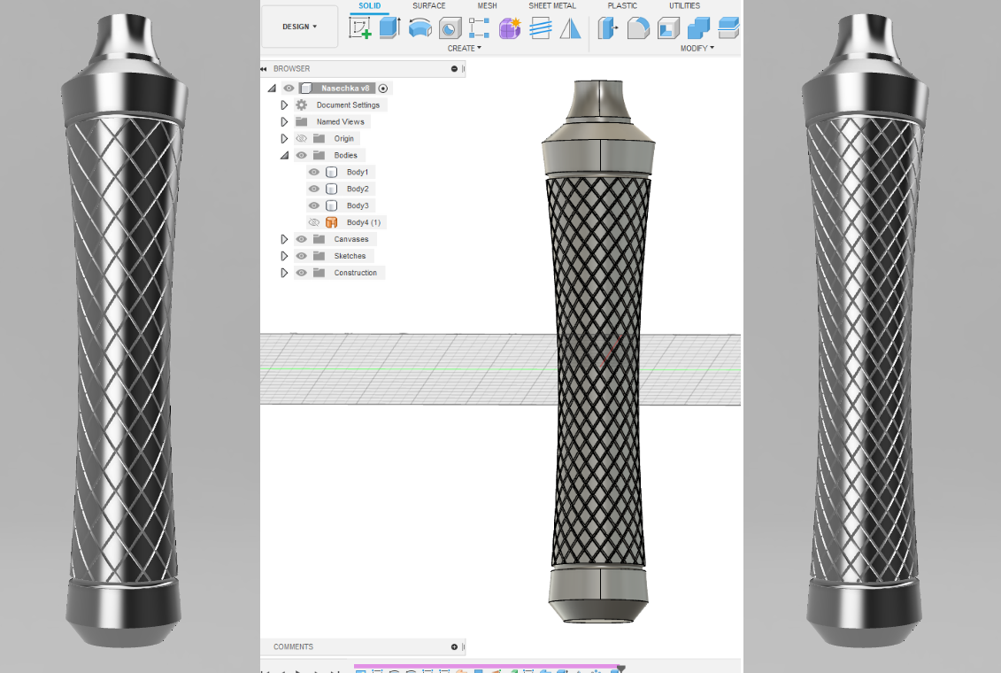 Твердотельное параметрическое проектирование во Fusion 360.