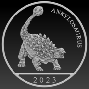 Монета ANKYLOSAURUS