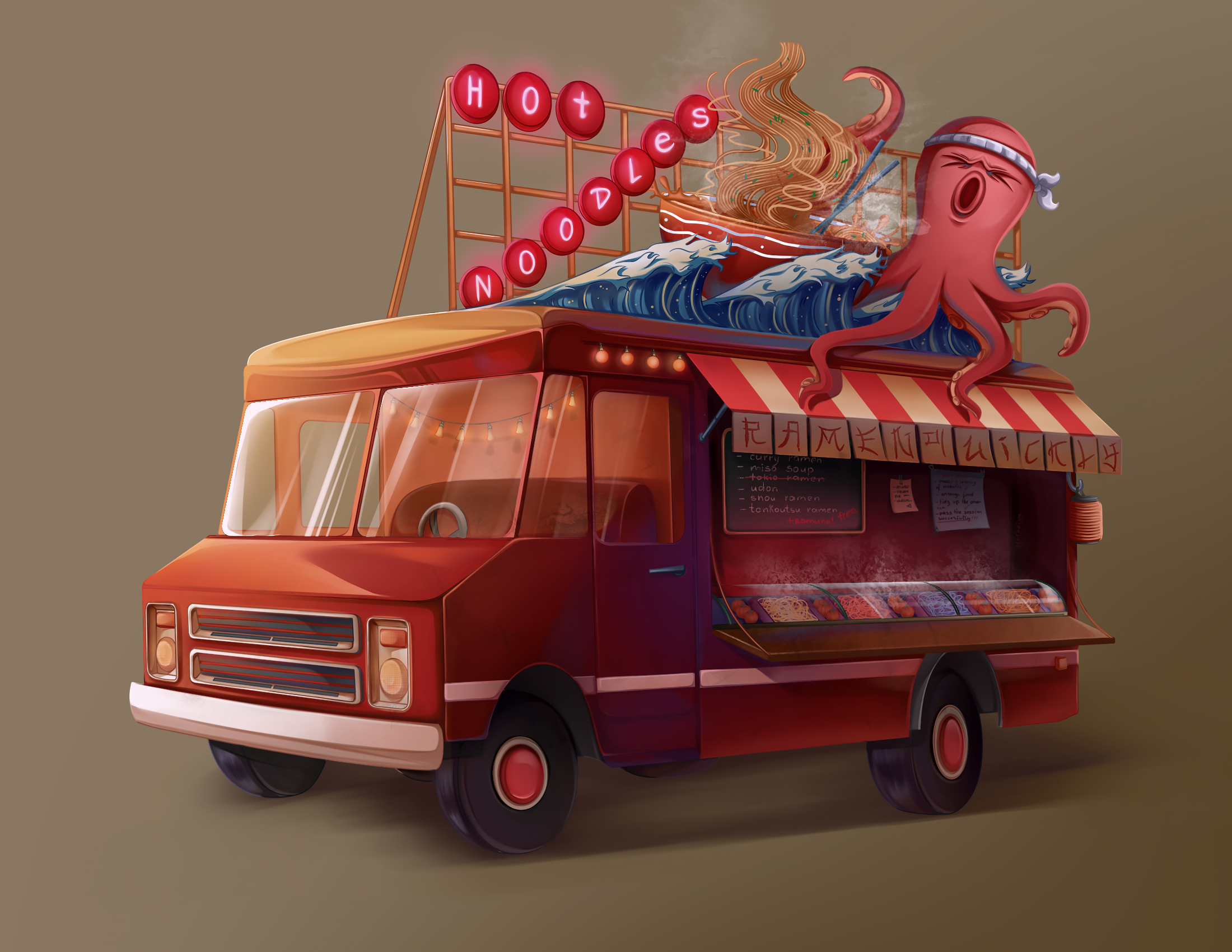 Академічні скетчі. Food truck.