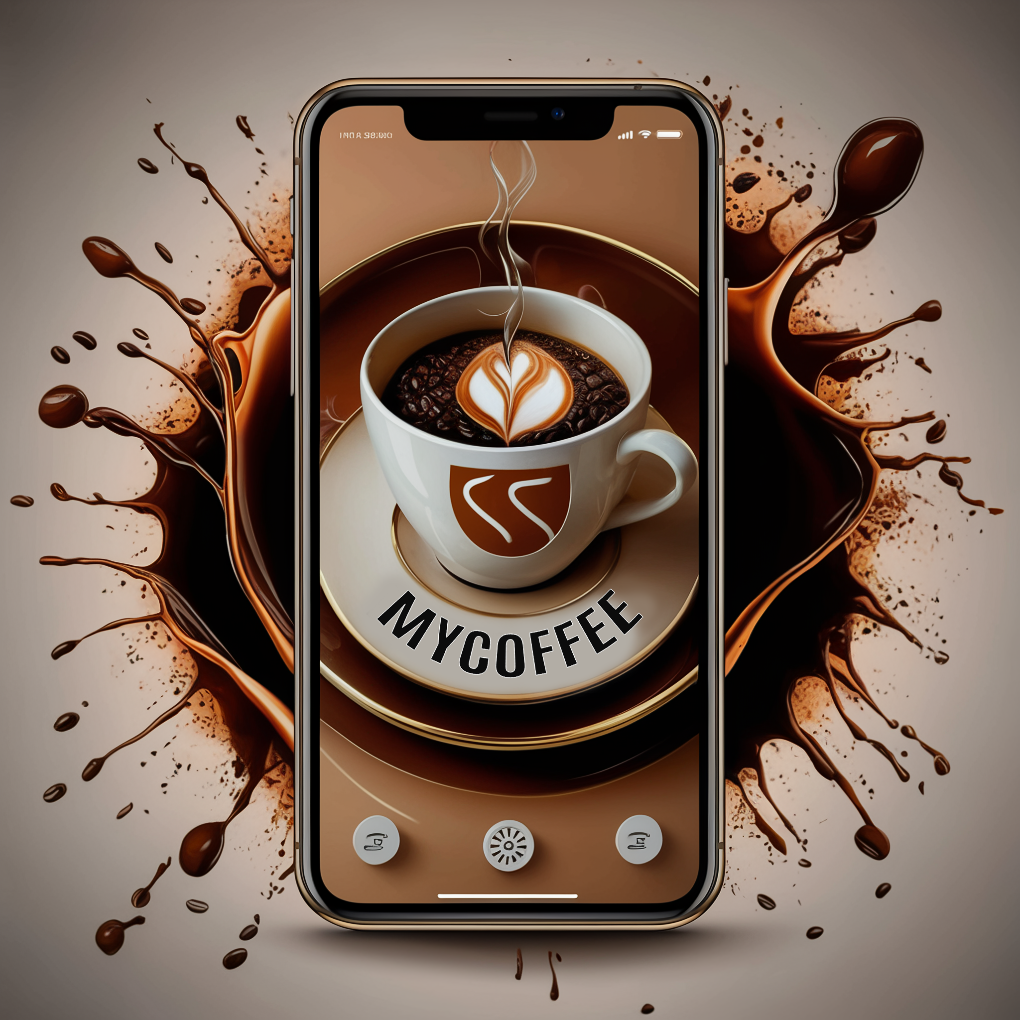 Mycoffee Logo Design