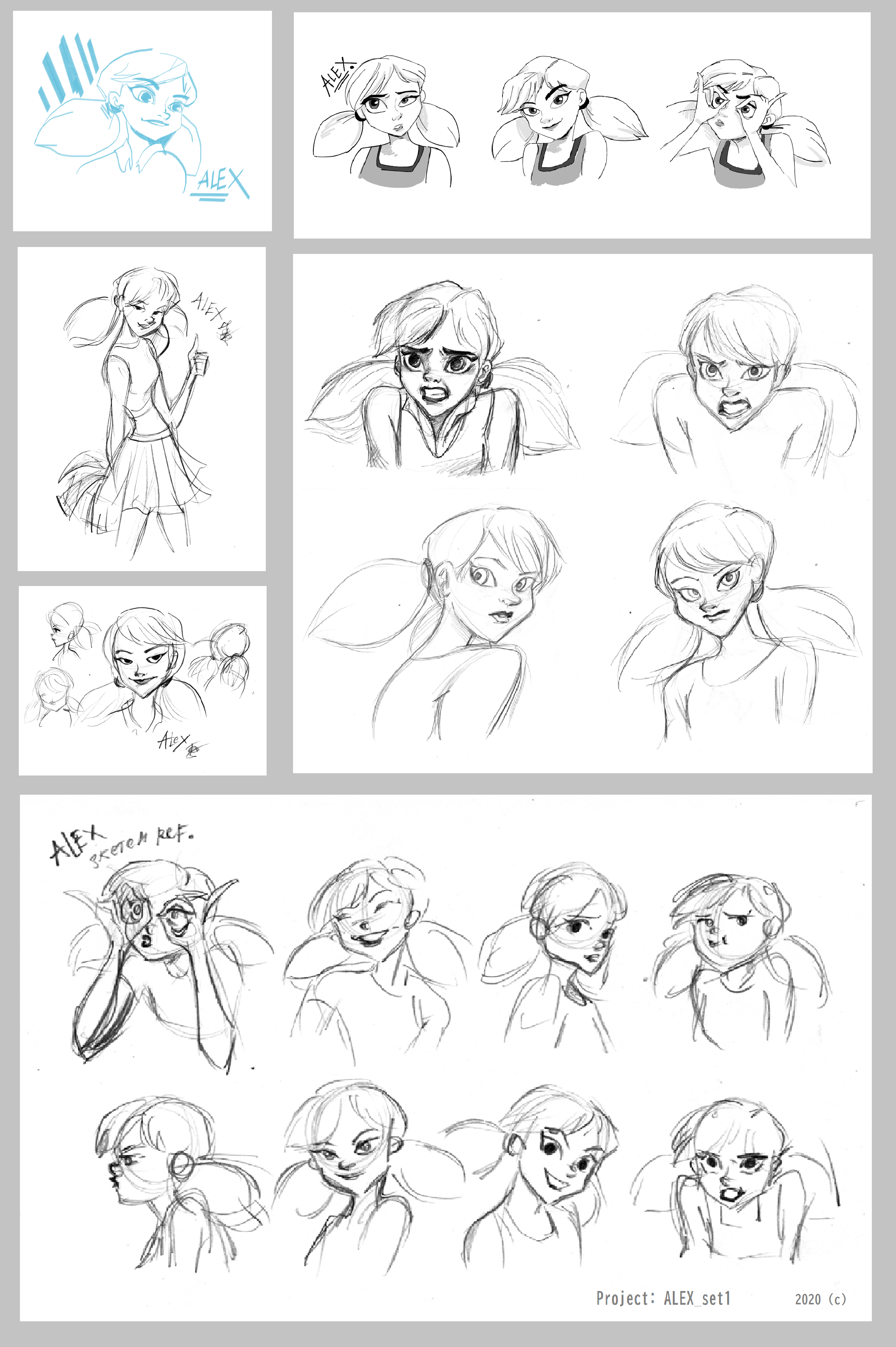 Alex character design